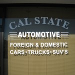 Cal State Automotive Shop Window