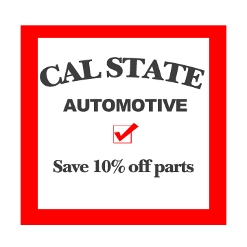 Cal State Automotive Save 10 percent off parts